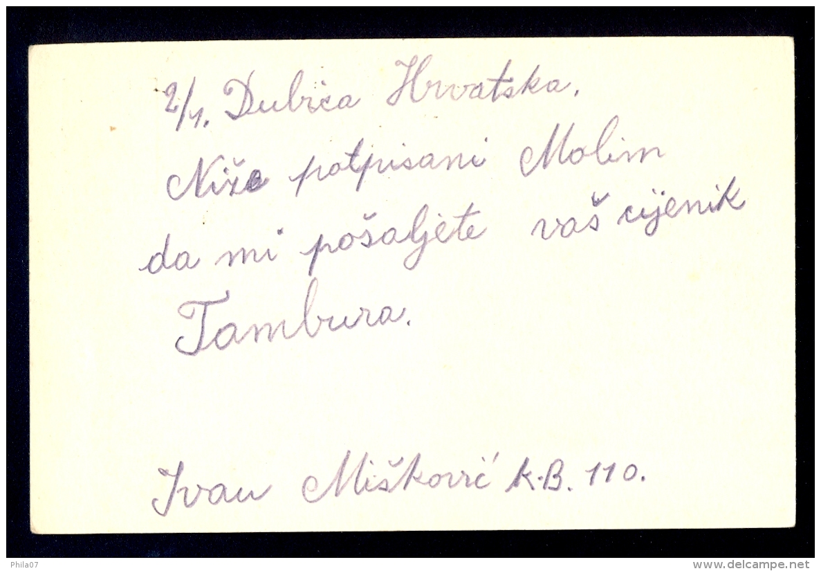 Illustrated Stationery - Image Topusko, Restoracija / Stationery Circulated, 2 Scans - Other & Unclassified