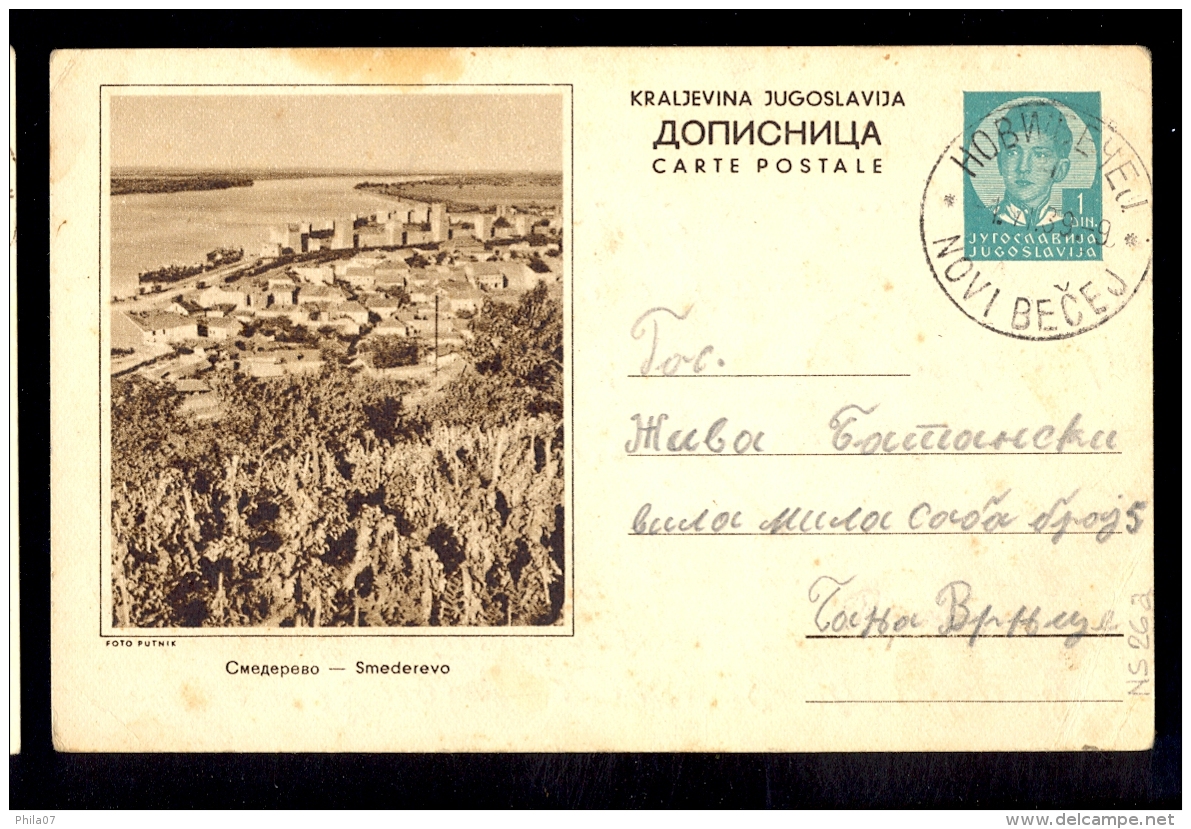 Illustrated Stationery - Image Smederevo / Stationery Circulated, 2 Scans - Autres & Non Classés