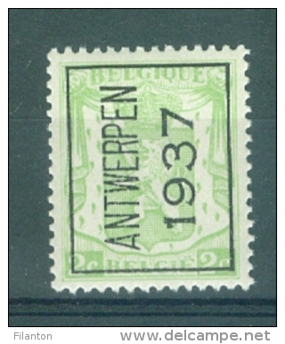 BELGIE - OBP Nr PRE 320 A  - "ANTWERPEN 1937" - Typo - Klein Staatswapen - Préo/Precancels - MNH** - Typos 1936-51 (Petit Sceau)