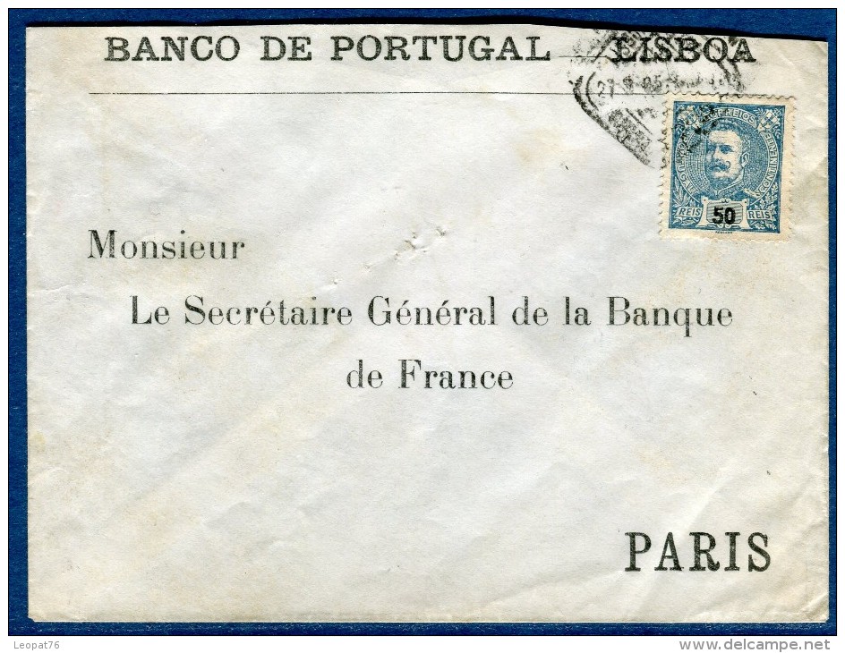 Portugal , Enveloppe De Lisbonne Pour La France Voir 2 Scans   Réf. 947 - Storia Postale