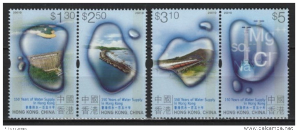 Hong Kong (2001) Yv. 969/72  /  Falls - Barrage - Presa - Water - Eau - Altri & Non Classificati