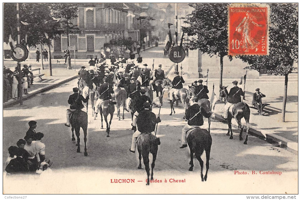 31-LUCHON- GUIDES A CHEVAL - Luchon