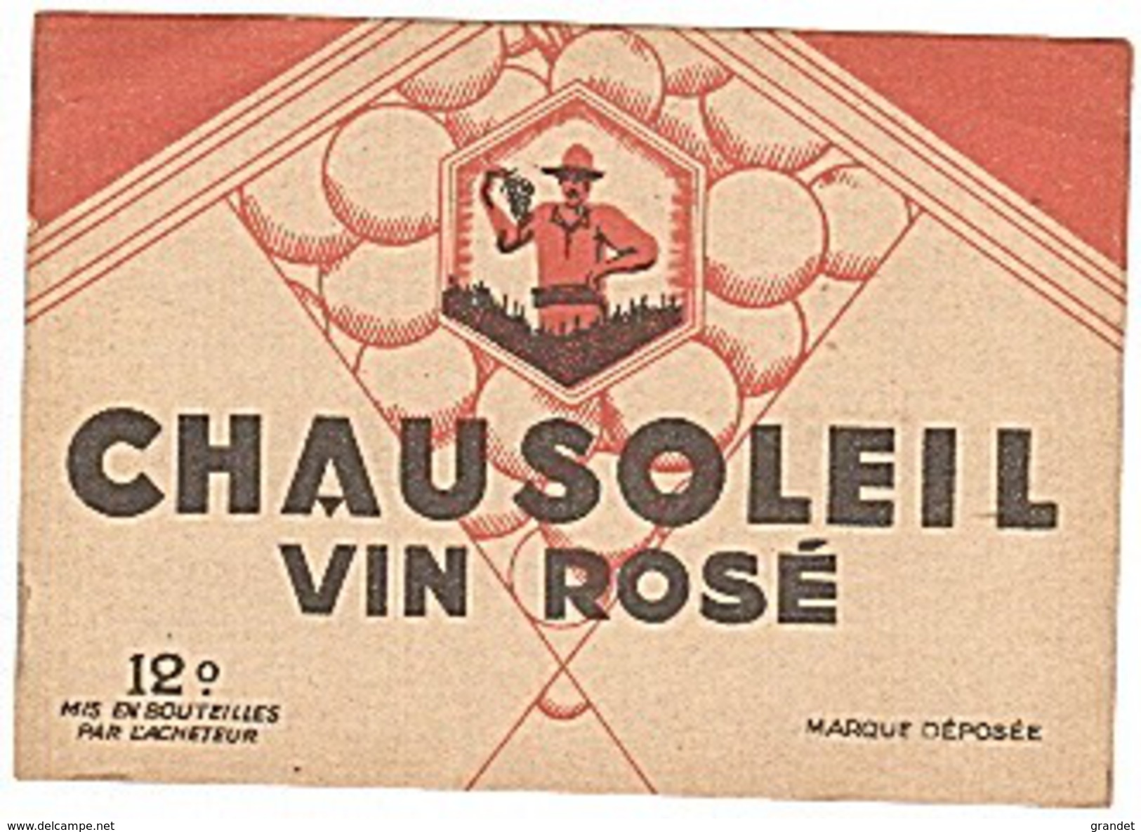 ETIQUETTE - VIN - ROSE - Vino Rosato