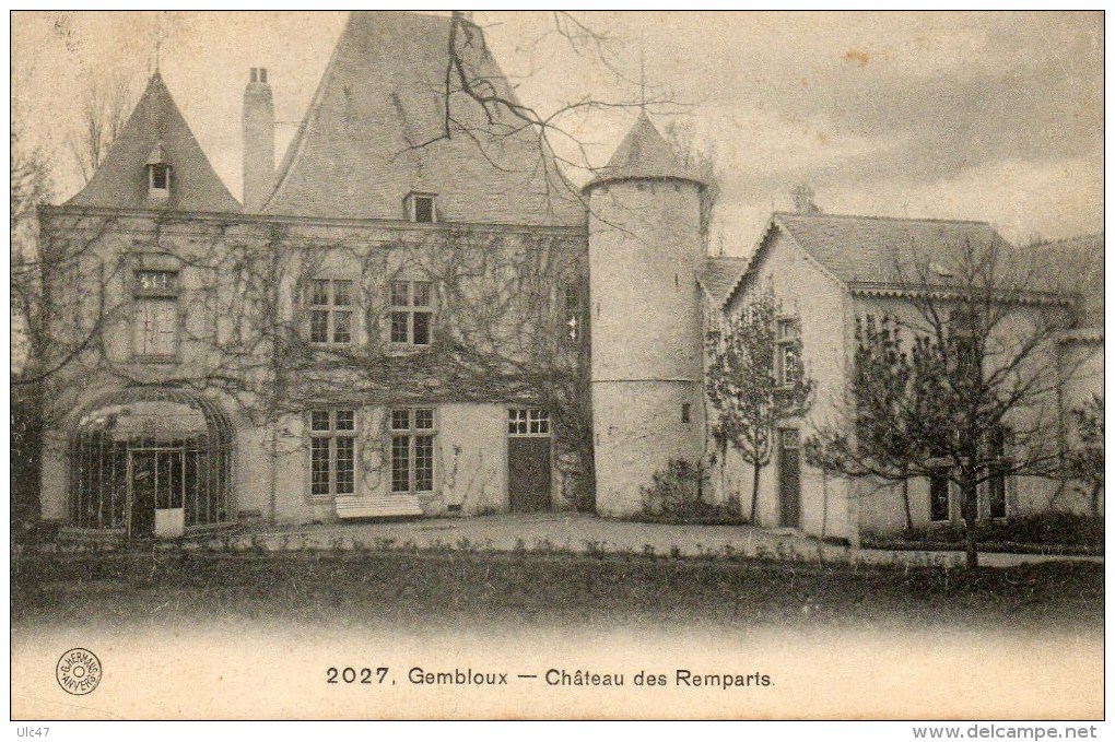- NAMUR. - GEMBLOUX. - Château Des Remparts - Scan Verso - - Gembloux