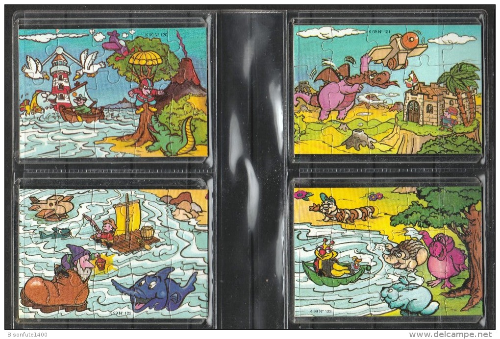 Puzzle Kinder En 4 Parties De 1999 Livrés Complets Sans Bandelettes Et Sous Cache En Plastique. - Puzzles