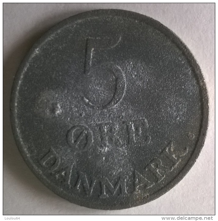 Monnaie - Danemark - 5 Ore 1953 - Monnaie Oxydée - - Danemark