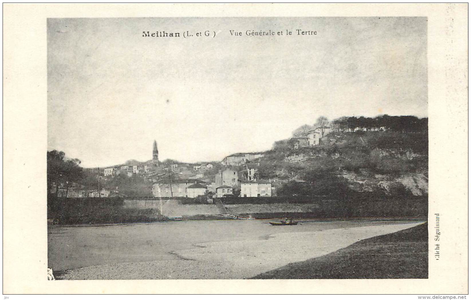 MEILHAN - VUE GENERALE ET LE TERTRE - Meilhan Sur Garonne