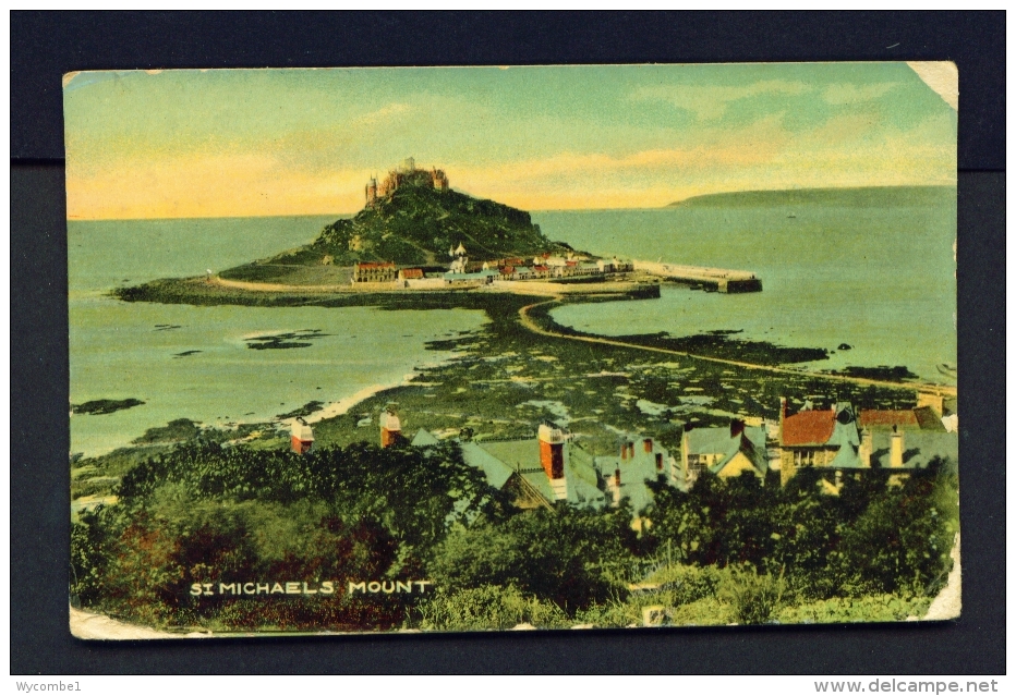 ENGLAND  -  St Michael's Mount  Used Vintage Postcard As Scans - St Michael's Mount