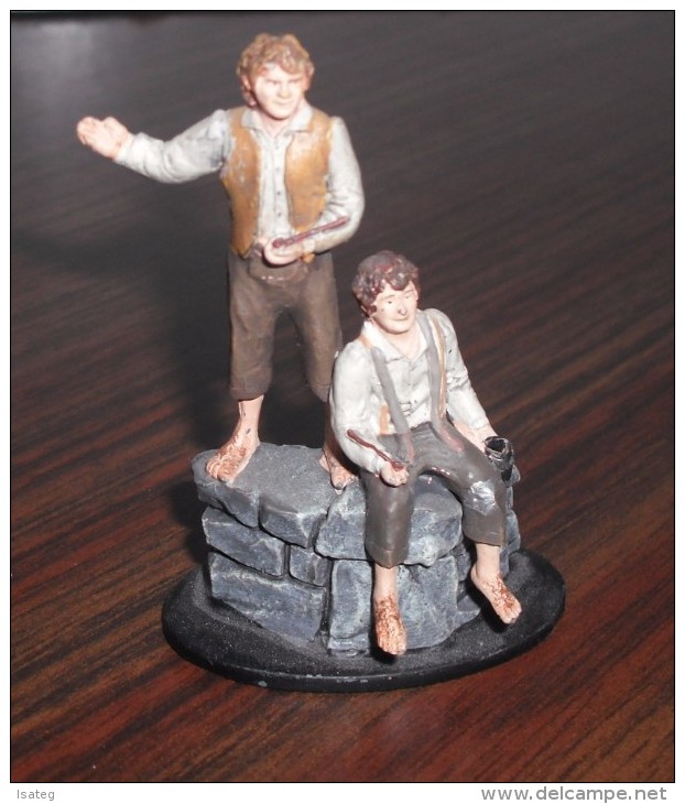 Figurine En Plomb "le Seigneur Des Anneaux" : Merry Et Pippin - El Señor De Los Anillos