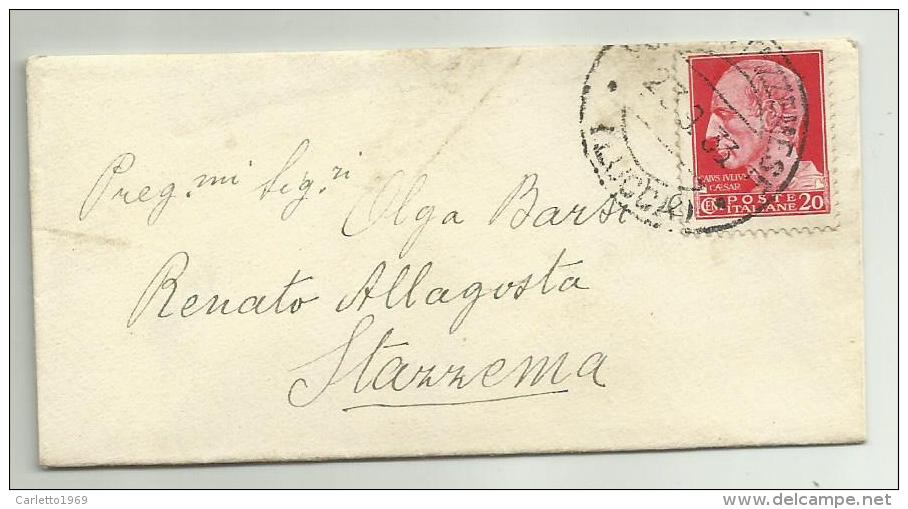 20 Centesimi Francobollo Imperiale 23/371933 - Other & Unclassified