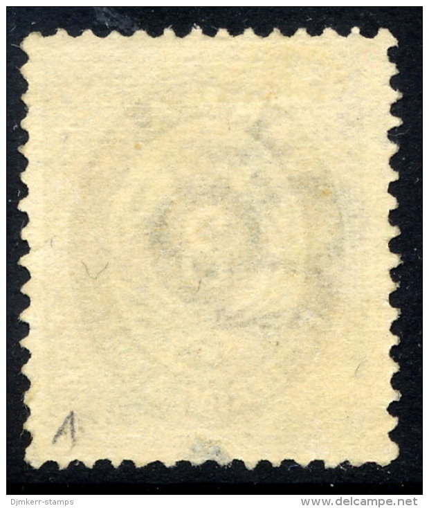 DENMARK 1875 3 øre  Perforated 14:13½ Grey/grey-blue LHM / *.   Michel 22 I YAa - Ungebraucht