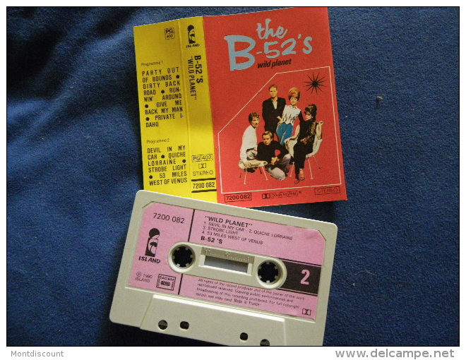 THE B-52´S K7 AUDIO VOIR PHOTO...ET REGARDEZ LES AUTRES (PLUSIEURS) - Casetes