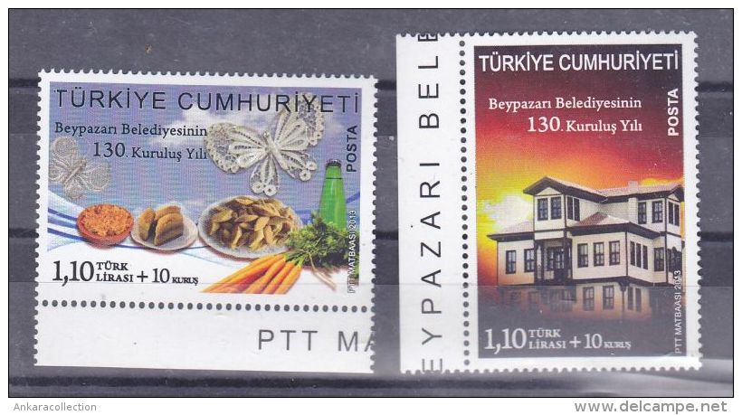 AC - TURKEY STAMPS - 130th ESTABLISHMENT YEAR OF BEYPAZARI MUNICIPALITY MNH 29 MAY 2013 - Unused Stamps