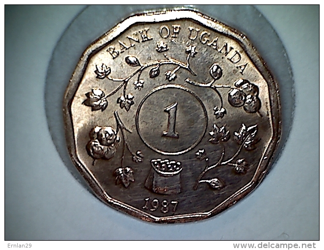 Uganda 1 Shilling 1987 - Ouganda