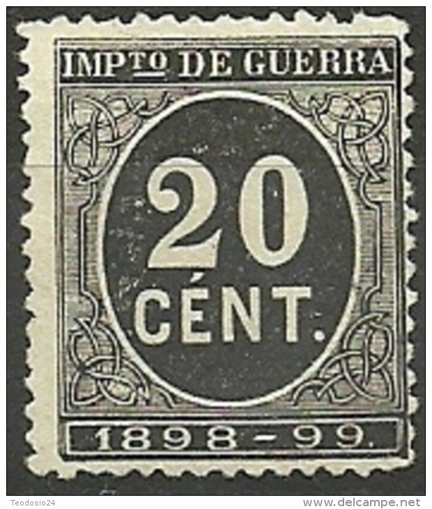 ESPAÑA 1898 CIFRA  EDIFIL 239 (0) - Nuevos