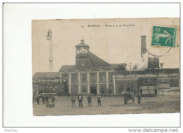 Harnes - Fosse No. 9 De Courrières - 1911 - Harnes