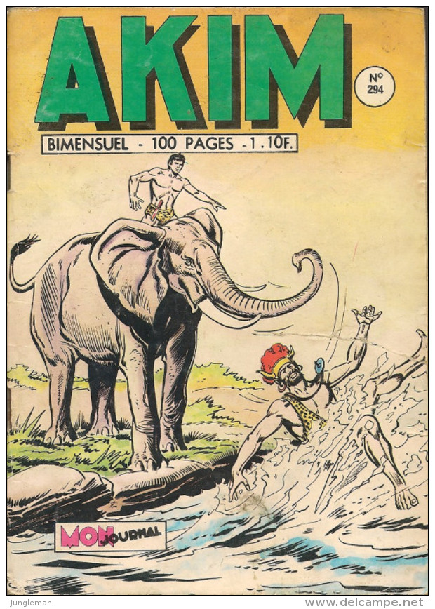 Akim N° 294 - 1ère Série - Editions Aventures Et Voyages - Novembre 1971 - Avec En + Bing Et Bang Badabang Et Al Humett - Akim