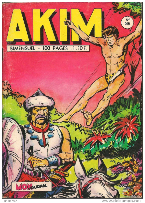 Akim N° 290 - 1ère Série - Editions Aventures Et Voyages - Sept 1971 - Avec En + Bing Et Bang Badabang Et Les Bolides - Akim