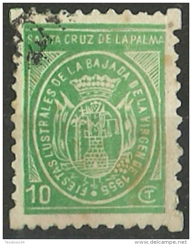 SANTA CRUZ DE LA PALMA FIESTAS LUSTRALES DE LA BAJA DE LA VIRGEN 1955 - Otros & Sin Clasificación