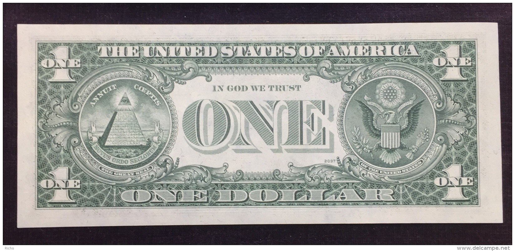 1974 One Dollar Federal Reserve Note - Federal Reserve Notes (1928-...)