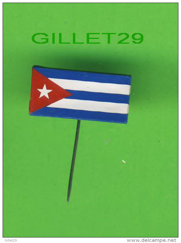 PIN'S - ÉPINGLETTES - DRAPEAU DE CUBA - - Other & Unclassified