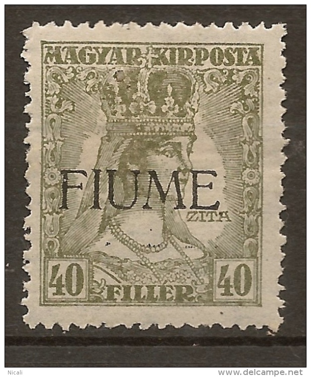 FIUME 1918 40f Zita SG 23 HM #UP85 - Lesotho (1966-...)