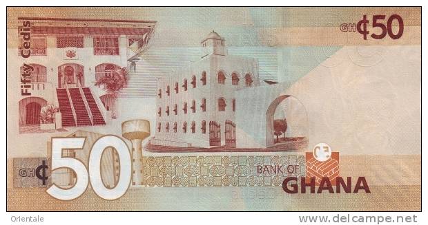 GHANA P. 41a 50 C 2007 UNC - Ghana