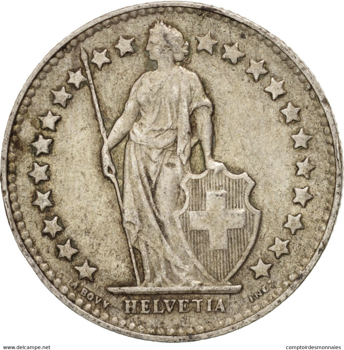 Monnaie, Suisse, 1/2 Franc, 1951, Bern, TTB, Argent, KM:23 - Otros & Sin Clasificación