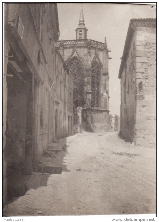 Photo Juin 1916 ETAIN - Une Rue, Le Choeur De L'église (A142, Ww1, Wk 1) - Etain