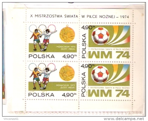 GERMANY 74 FOOTBALL WORLD CUP FIFA  POLAND POLSKA - 1974 – Alemania Occidental