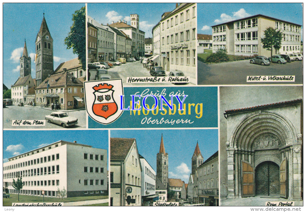 CPM D´  ALLEMAGNE - GRUSS AUS MOOSBURG - OBERBAYERN  - VUES DIVERSES - Moosburg