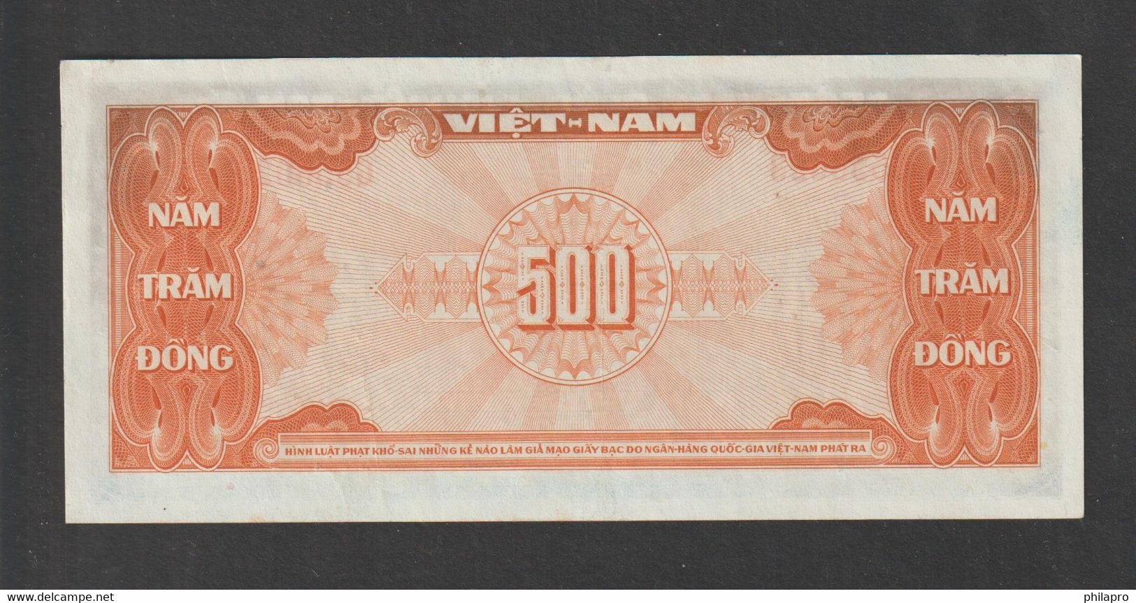 SOUTH VIETNAM  BANKNOTES PICK N°10  N°G 556023   VF - Vietnam