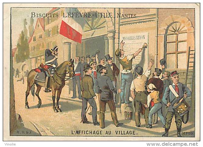 AM V 16 284 : LEFEVRE UTILE  L AFFICHAGE AU VILLAGE - Lu