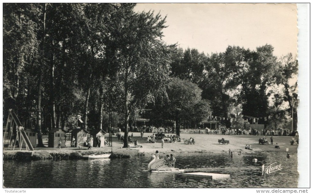 CPSM 41 MONTRICHARD LA PLAGE ET LES JEUX SUR LE CHER 1961 - Montrichard