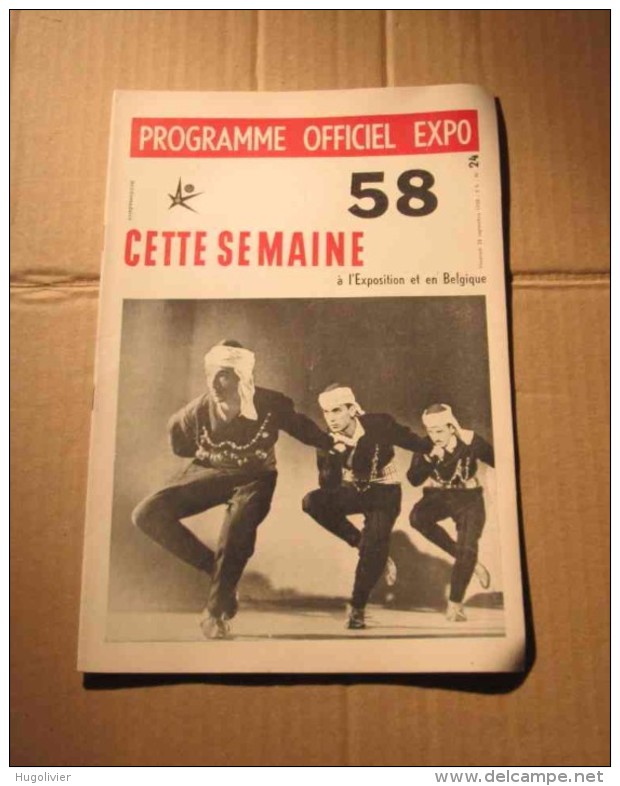 Expo 58 N°24 Programme Officiel Bruxelles Marionnettes De Salzbourg, Etc. - Belgio