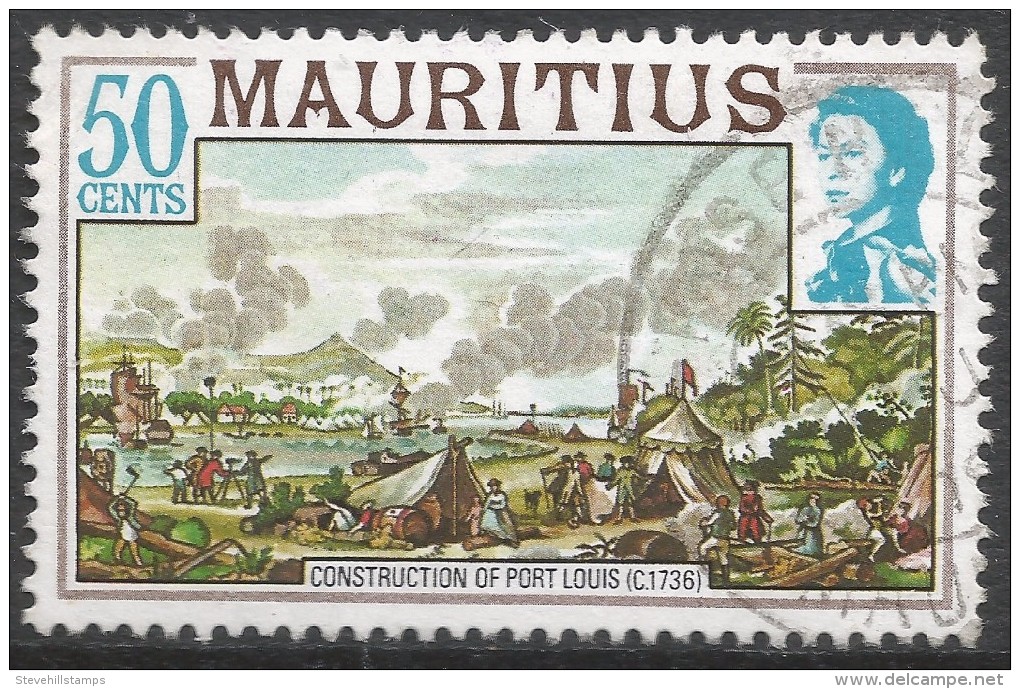 Mauritius. 1978 Definitives. 50c Used. SG 534A - Mauritius (1968-...)