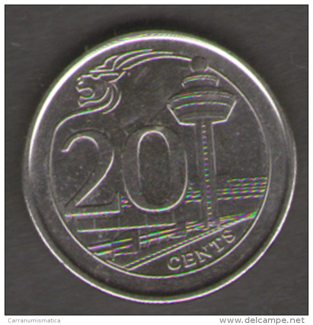 SINGAPORE 20 CENTS 2013 - Singapore