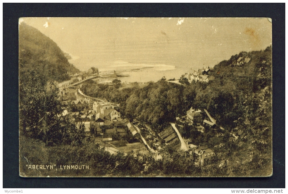 ENGLAND  -  Lynmouth  Aberlyn  Unused Vintage Postcard (minor Surface Rubbing) - Lynmouth & Lynton