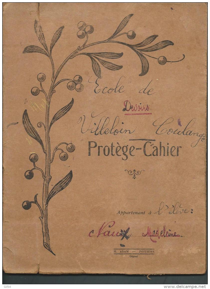 Protege Cahier Et Cahier De 1925 , Mesures En Fer , Bois , Etain Poids En Fonte ,cuivre , Monnaie Or, Argent -  Vifg0604 - M