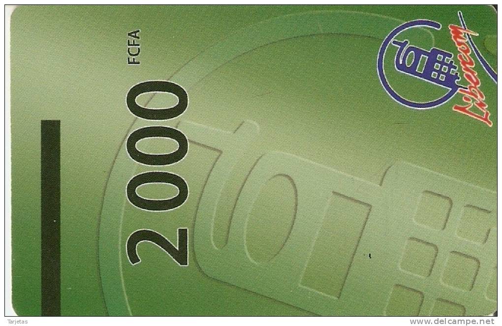 TARJETA DE BENIN DE 2000 FCFA -LIBERCOM - Benin