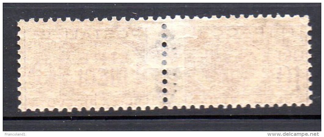 1945- Luogotenenza Pacco Con Fregio Nero N. 58  10 Lire  Nuovo MLH* - Postpaketten