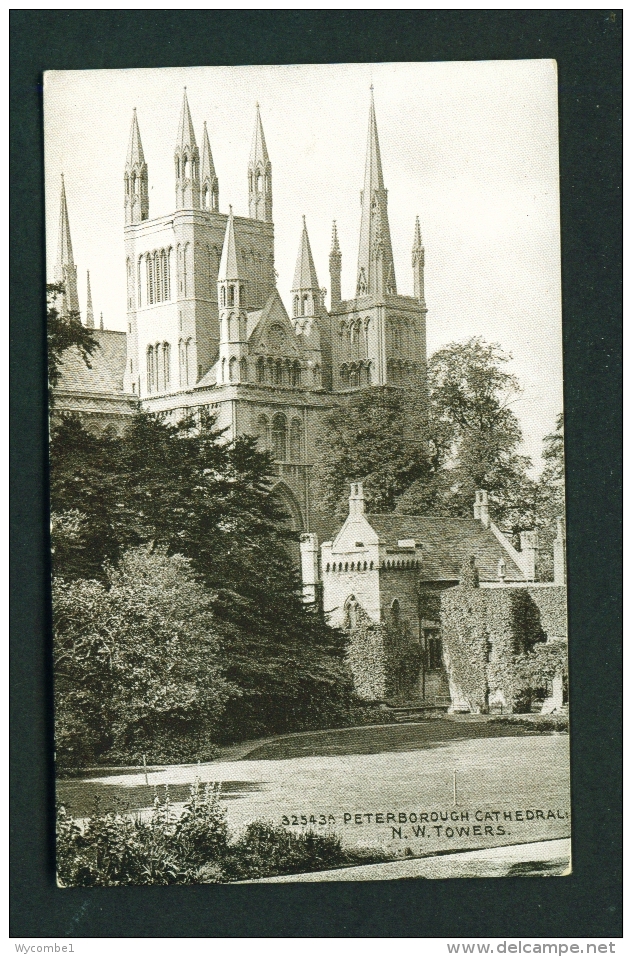 ENGLAND  -  Peterborough Cathedral  Unused Vintage Postcard - Other & Unclassified