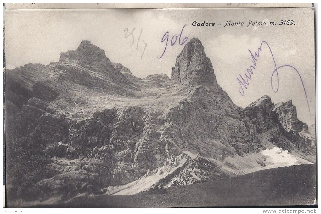 CADORE  -(Belluno) 1906 - Monte Pelmo M 3169 - Altri & Non Classificati