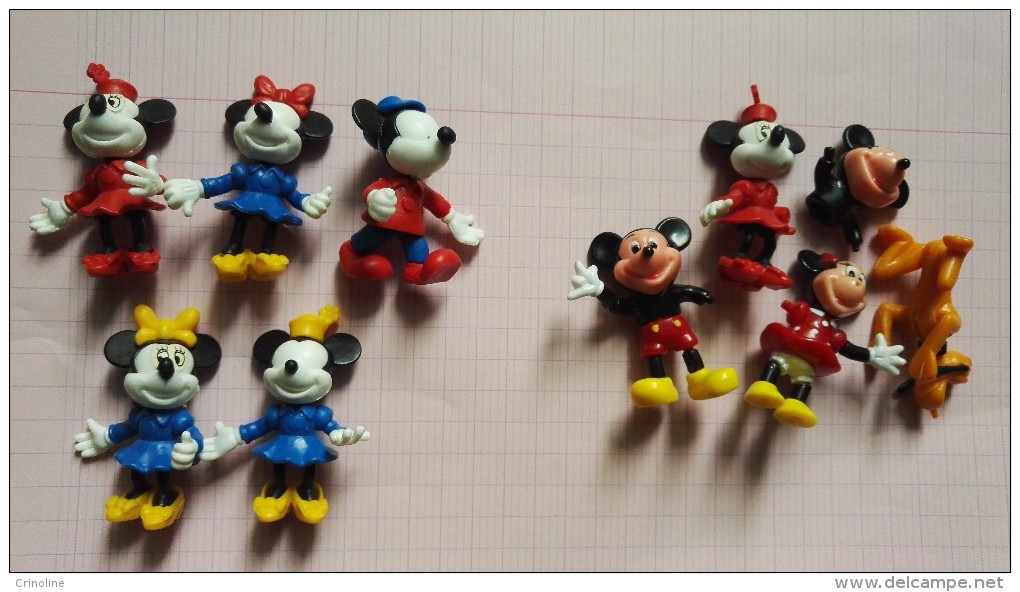 Lot Kinder Ancien + Pièces  Mickey Minnie Donald Disney - Komplettsets
