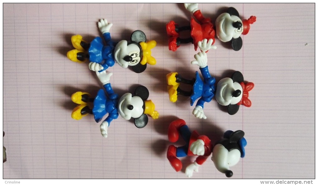 Lot Kinder Ancien + Pièces  Mickey Minnie Donald Disney - Sets