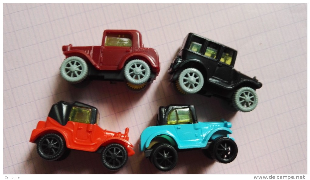 Lot Kinder Ancien + Pièces  Voiture Camion - Komplettsets