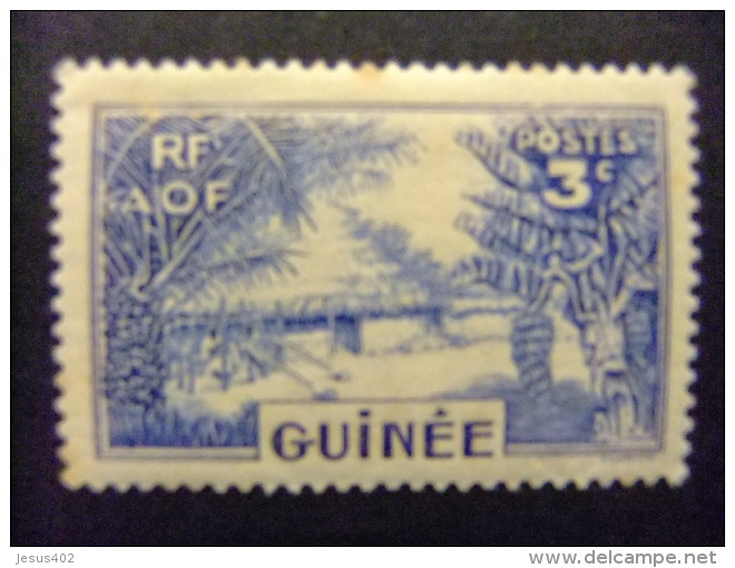 GUINEA FRANCESA GUINEE FRANÇAISE 1938 Yvert Nº 126 * MH - Nuevos