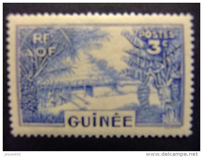 GUINEA FRANCESA GUINEE FRANÇAISE 1938 Yvert Nº 126 * MH - Nuevos