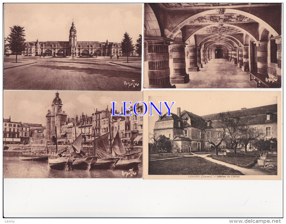 LOT De 18 CPSM 9X14  DIVERSES Des Départements Des CHARENTE - CHARENTE MARITIME  (16-17) - - 5 - 99 Cartes