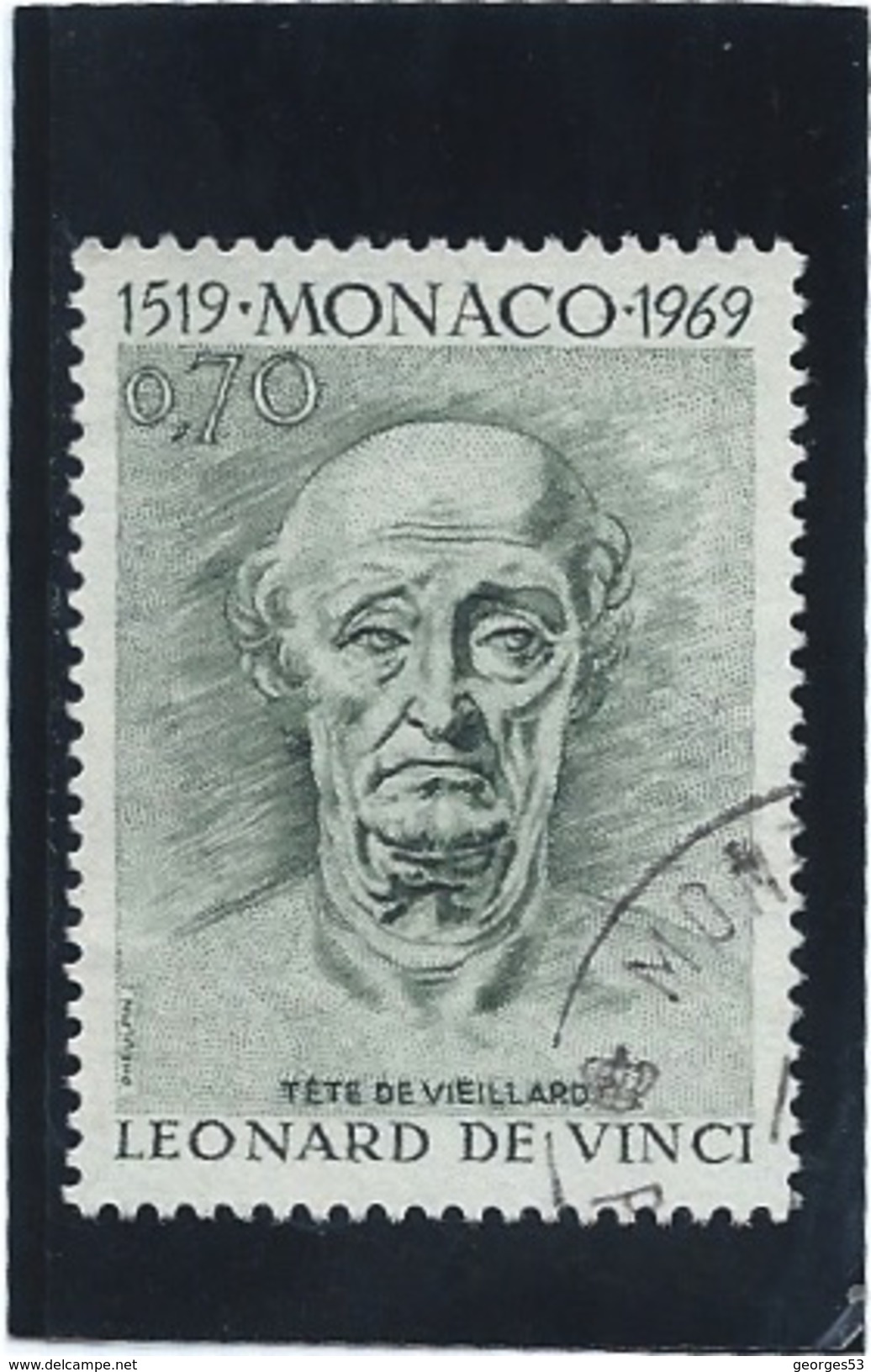 MONACO      N° 801     O             Valeur YT :   0,35 € - Usados